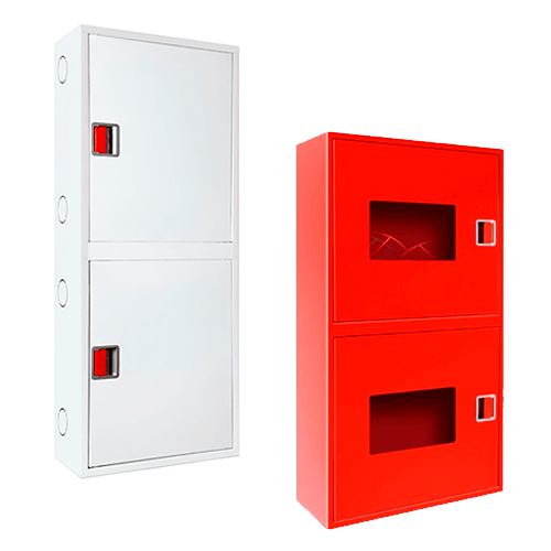 Шкафы для двух рукавов и двух огнетушителей (ШПК-320-12)